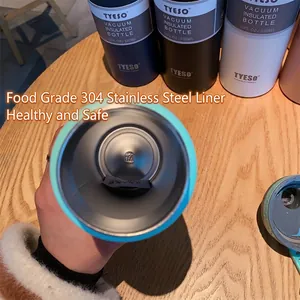 530ml stainless steel insulated water bottle with food-grade 304 vacuum interior