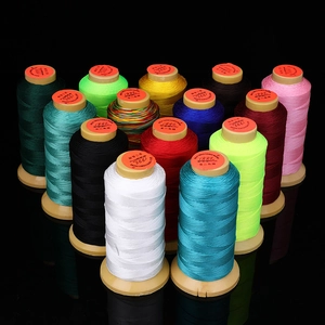Durable nylon beaded cord in vibrant colors for jewelry making and necklace weaving