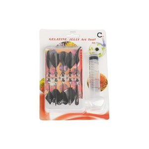 3D Jelly Art tool kit with 10 stainless steel needles and 20ml syringe in C-type packaging
