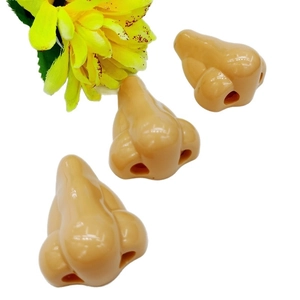 Funny nose shaped pencil sharpener for kids, creative stationery set in flesh tone color