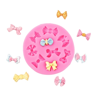 Bowtie Silicone Mold Fondant Cake Decoration Chocolate DIY Baking Tool Bow Knot Shape
