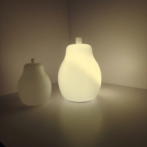 Glow-in-the-dark pear-shaped LED light accessories for Christmas DIY tree ornaments