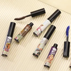 Waterproof volumizing colorful mascara in vintage tubes for natural long curling lashes