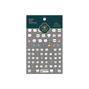 Stickers nail art 3D en relief avec d'adorables ours musiciens et motifs TS-1325