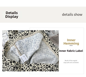 Detail of canvas bag inner lining with high-quality edge binding and fabric brand tag