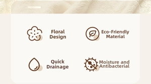 Floral silicone soap holder with eco-friendly material and fast drainage features