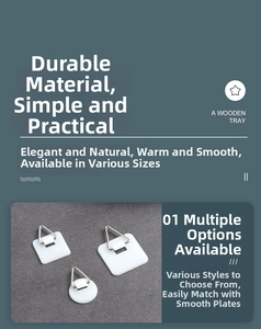 Strong adhesive wall hooks for hanging decorative plates with metal rings and plastic base