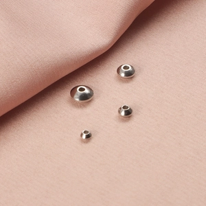 Perline Distanziatrici Piatte in Acciaio Inossidabile Perline a Disco Lucide per Creazione di Gioielli Fai-da-te Collana Braccialetto Accessori