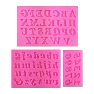 Silikon Alphabet Und Zahlenformen Hitzebeständig Antihaft Fondant Schokolade Tortendeko Backen DIY Basteln Formen