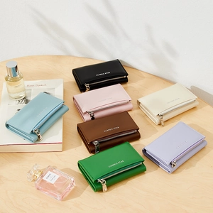 Classic Star minimalist short PU leather multi-slot wallets in seven elegant colors