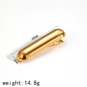 Détails de l'attache-cheveux martelée dorée en métal, taille 60x18mm et poids de 14,8g