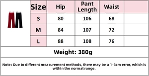 Tableau des tailles détaillé pour blazer à revers et pantalon évasé pour un ajustement précis