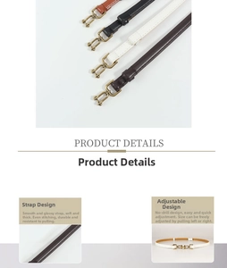 Close-up of leather belts featuring vintage bronze H-buckles and adjustable hole-free design