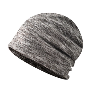 Slouchy Beanie Hat Cotton Breathable Soft Thin Melange Skull Cap Lightweight Outdoor Casual For Men Women