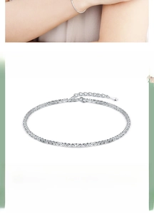 Detailed view of s925 sterling silver charm bracelet with 16.2cm length and 2.2cm extender