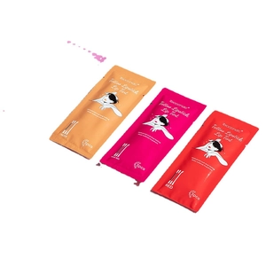 Ibcccndc set 3 rossetti a bastoncino di cotone impermeabili nei colori nude rosa e rosso
