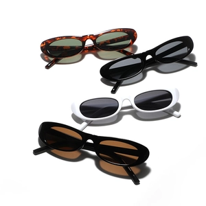 Retro Oval Sunglasses For Women Men Y2K Future Style Tortoiseshell Frame Outdoor Sun Protection PC AC Eyewear Fashion Glasses