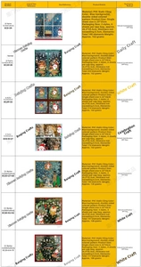Detaillierter Katalog für beidseitig bedruckte PVC Weihnachts-Fenstersticker für Partys