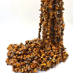 Natural tiger eye irregular stone beads for DIY handmade jewelry bracelets