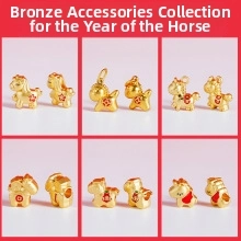 Diverse collection of brass horse charms for DIY jewelry making, pendants and bracelets