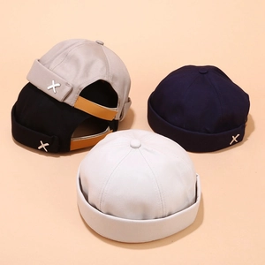 Trend miki hats in multi colors with metal X buckle detail for men and women