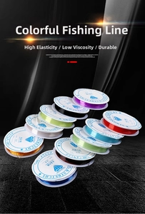 Close-up of 0.8mm colorful elastic beading thread spools for DIY jewelry making