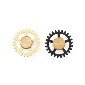 Clock Second Hand Metal Alloy Gear Shape DIY Repair Replacement Retro Steampunk Industrial Style Clockwork Accessory