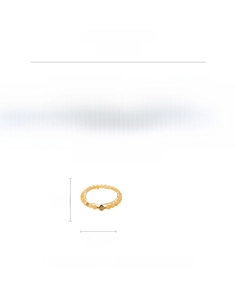 Detail view of yellow citrine bead bracelet with dimensions and 11.5g weight info