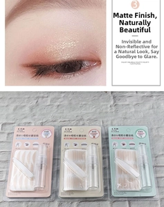 Lace double eyelid tape set with spray bottle and tweezers for seamless matte eye lift