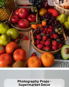 Detailed assortment of realistic artificial fruits in a rustic woven basket for decor