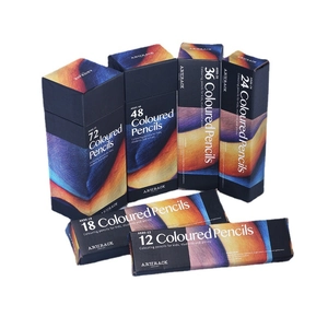 Professional 72-color oily colored pencil set for artists and students in paper box