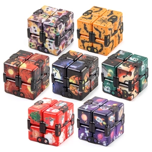 Infinity cubes with Halloween, Christmas and Space themes for stress relief and fun
