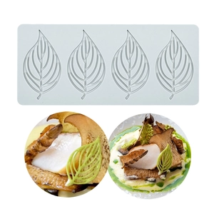 Leaf petal silicone lace mat for fondant baking and molecular gastronomy decoration