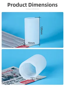 Detailed dimensions of cylindrical silicone candle mold with geometric pattern