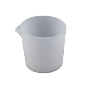 30ml transparenter Silikon-Messbecher mit Skala und spitzem Ausguss für Harz-DIY
