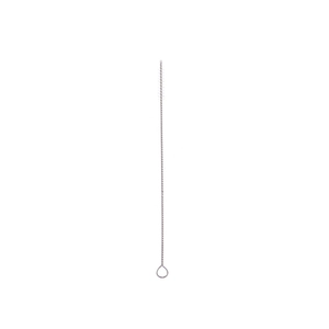 Long stainless steel 304 straw cleaning brush with small hook for baby bottles
