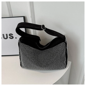 Sac À Bandoulière En Strass Pour Femmes Sac Hobo Étincelant Large Bandoulière Sac À Main De Soirée Mode
