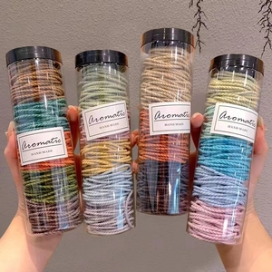 Barrel Towel Seamless High Elastic Hair Ring Rope 20 Pieces Set
