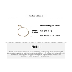 Detailed view of evil eye gold bracelet with zircons, dimensions and weight specifications