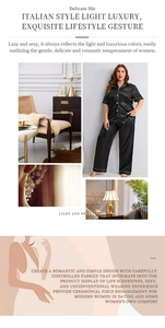 Detail of premium black satin pajama set with contrast piping and silky texture