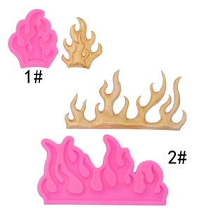 Flame Silicone Mold For Cake Fondant Chocolate Decoration DIY Resin Clay Crafting Bakeware