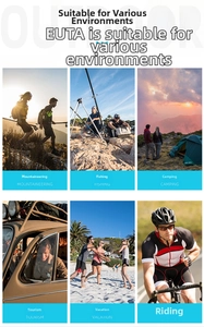Outdoor backpack usage scenarios for mountaineering, fishing, camping, tourism, and riding