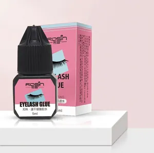 Eyelash Grafting Glue Odorless Fast Drying Black Adhesive For Lash Extensions Professional Individual Use Gentle Formula