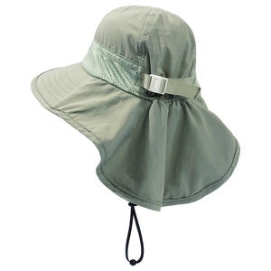 Detail von atmungsaktivem Mesh und verstellbarem Verschluss am Kinder-Sonnenhut