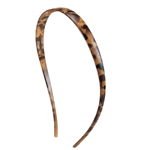 Fashionable leopard print tortoiseshell headband for women in a sleek minimalist design