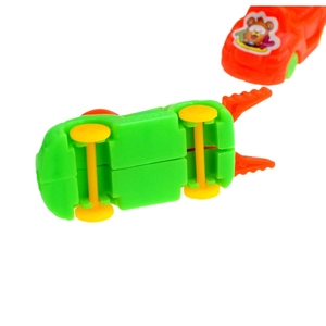 Colorful plastic toy race cars in red and green for kids, durable and vibrant car models