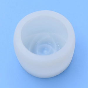 White rose flower shaped silicone mold for mousse cake and chocolate baking tools