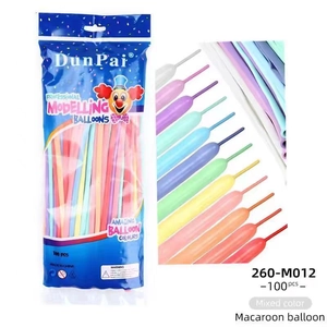 100pcs long macaron magic balloons for twisting flowers and professional sculptures