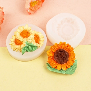 Stampo in silicone per pietre aroma girasole e creazioni in resina con petali definiti