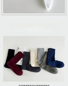 Detail of multi-color cotton crew socks featuring premium knit texture and logo embroidery